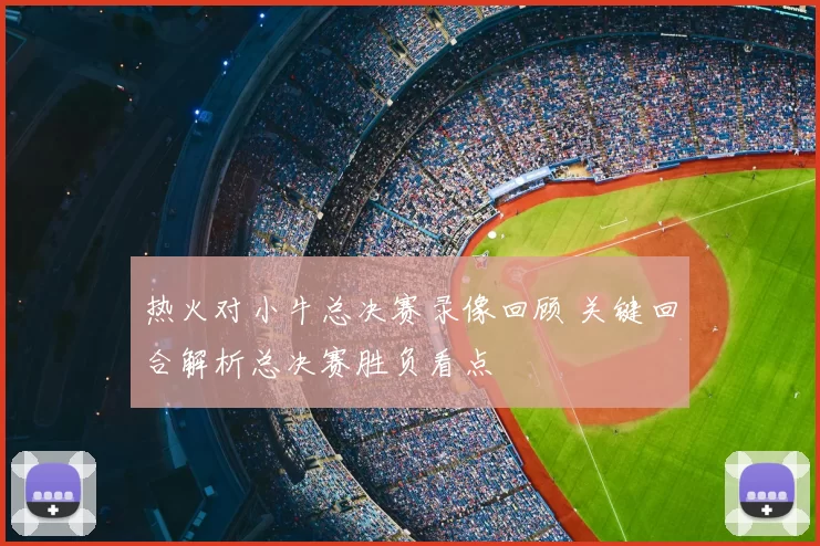 热火对小牛总决赛录像回顾 关键回合解析总决赛胜负看点